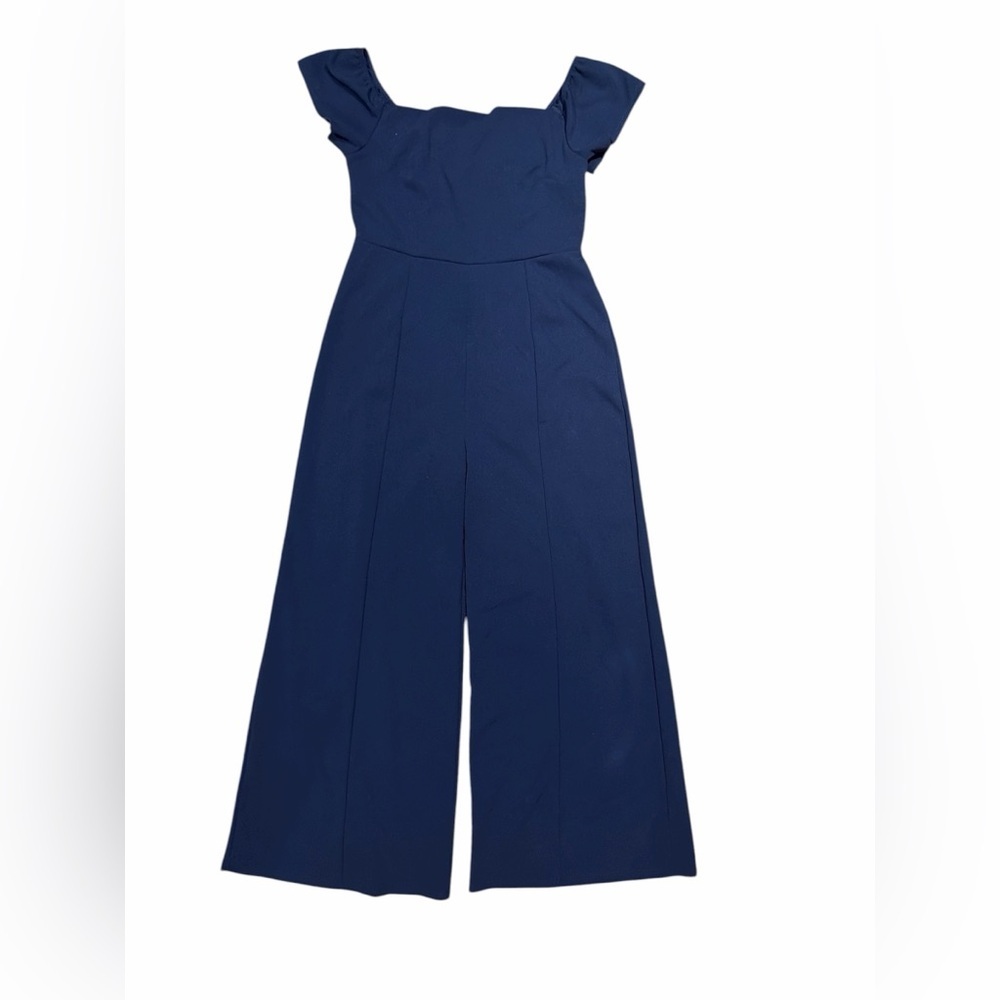 Navy Wide Leg Jumpsuit